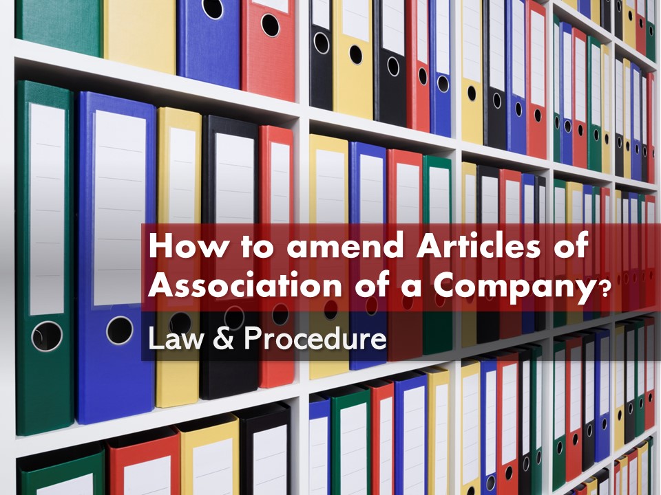 What Is Alteration Of Articles Of Association