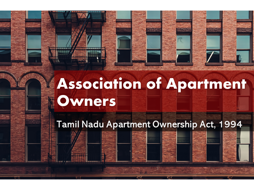 Formation, Powers and Duties of Association of Apartment Owners in